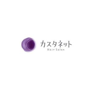 J wonder (J-wonder)さんの美容室「カスタネット」のHPを含む販促物のロゴへの提案