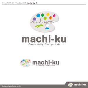 K'z Design Factory (kzdesign)さんのコミュニティデザインラボ「machi-ku」のロゴへの提案