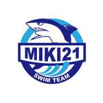 haruru (haruru2015)さんの競泳チーム　ミキ21スイミングスクールの　ロゴへの提案