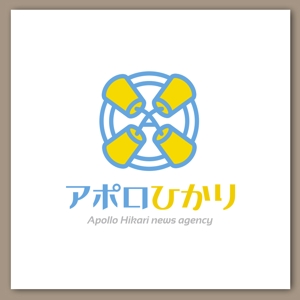 slash (slash_miyamoto)さんの通信会社「アポロひかり」のロゴへの提案