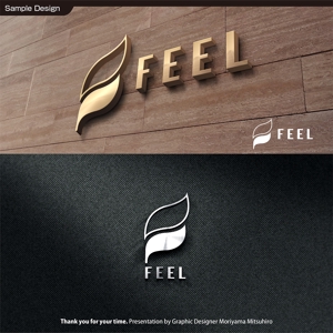 m_mhljm (m_mhljm)さんの「FEEL」株式会社のロゴへの提案