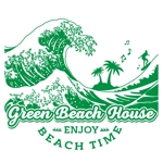 YOO GRAPH (fujiseyoo)さんの海の家Green Beach House　Tシャツデザインへの提案