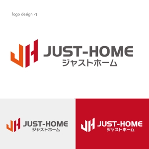 linespot (linespot)さんの企業（不動産会社）ジャストホーム　オフィシャルロゴのデザインへの提案