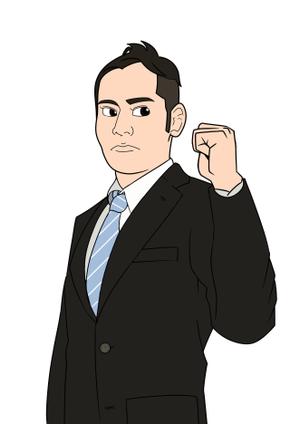 キットン ()さんの会社の社長の似顔絵作成　への提案