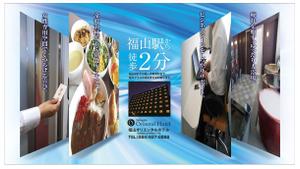 TRIAL (trial)さんのJR駅エスカレーターサイドのホテルポスターデザインへの提案