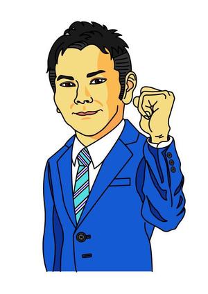 yuh (yuhmanta)さんの会社の社長の似顔絵作成　への提案