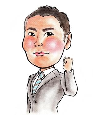 五月慶 (kei610)さんの会社の社長の似顔絵作成　への提案