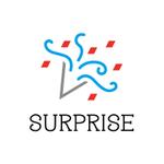 chihomsさんのイベントスペース「サプライズ」のロゴ 「商標登録予定なし」への提案