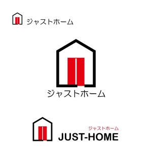 Y-Seto(freekick) (freekick)さんの企業（不動産会社）ジャストホーム　オフィシャルロゴのデザインへの提案