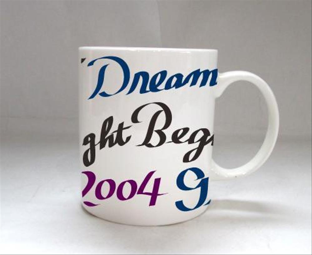 英語マグカップのオリジナルデザイン