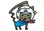 えがしら　りゅうた (Designer_R)さんの尻尾が歯ブラシになっている黒猫　が歯を磨いてくれているイメージ（グレー系の猫でも可）への提案