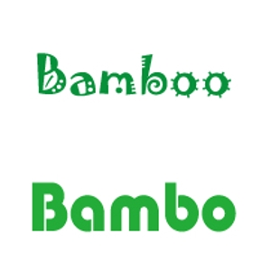 たそ (taso-5414)さんの制作会社　株式会社Bamboo　のロゴへの提案