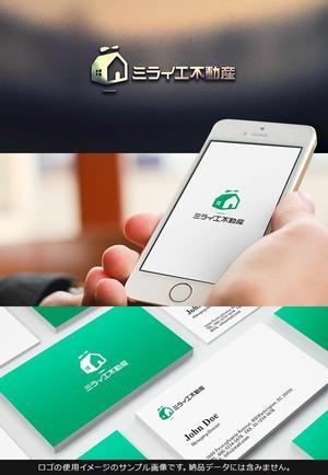 SakutaDesign (Saku-TA)さんの不動産会社「ミライエ不動産」のロゴへの提案
