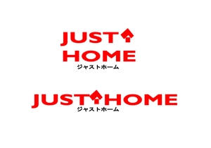 ぷりんとかーどヤン (takaihiro)さんの企業（不動産会社）ジャストホーム　オフィシャルロゴのデザインへの提案