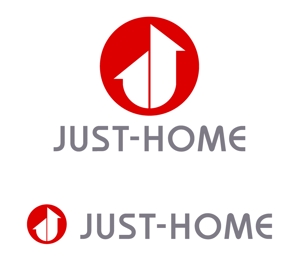 MacMagicianさんの企業（不動産会社）ジャストホーム　オフィシャルロゴのデザインへの提案