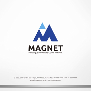 H-Design (yahhidy)さんの外国人向けガイド集団「MAGNET」のロゴ制作への提案