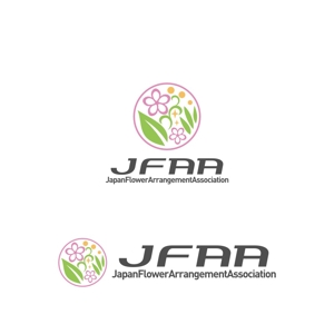 Yolozu (Yolozu)さんの花関係の日本／タイでの教室展開 JapanFlowerArrangementAssociation(JFAA)のロゴへの提案
