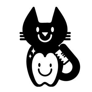 ハラダアイ (ai524)さんの尻尾が歯ブラシになっている黒猫　が歯を磨いてくれているイメージ（グレー系の猫でも可）への提案
