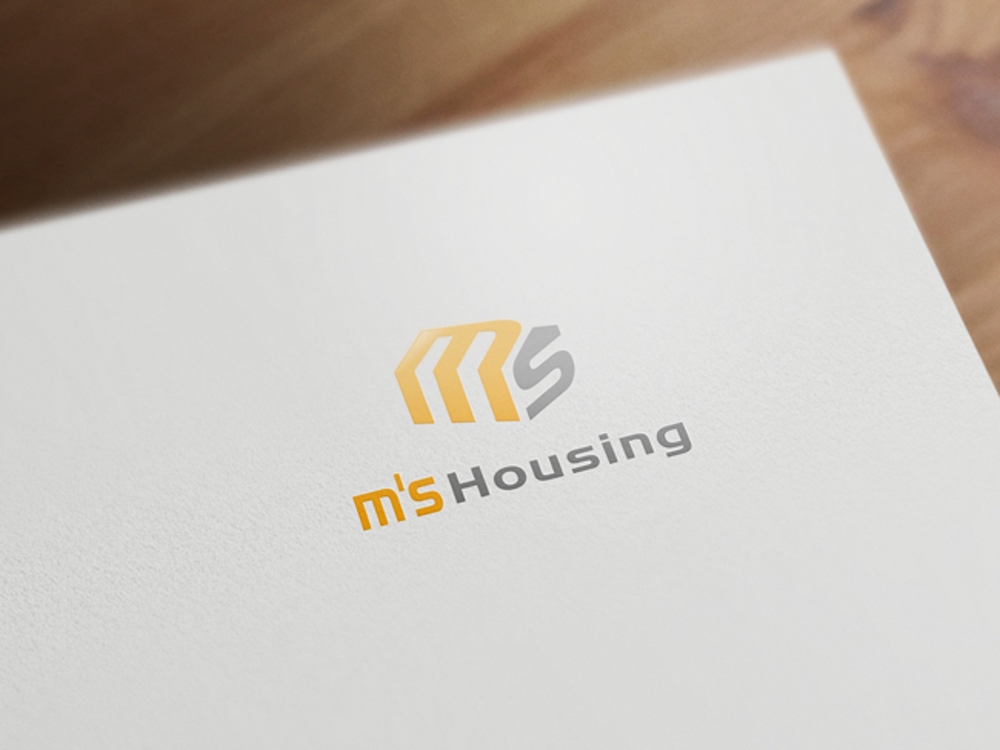 不動産業者『M's　Housing』の新規ロゴマーク作成