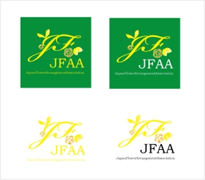 オフィスはな (officehana)さんの花関係の日本／タイでの教室展開 JapanFlowerArrangementAssociation(JFAA)のロゴへの提案