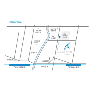 4030 (tacs_kubota)さんの略式地図、成城への提案
