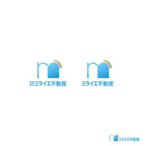 t.c.design (tcdesign)さんの不動産会社「ミライエ不動産」のロゴへの提案