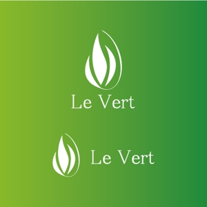プルデザイン (YUYA_design)さんのエステティックサロンの店名｢Le Vert｣が含まれたロゴの作成をお願いします。（商標登録なし）への提案