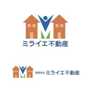 鳥居靖 (toriiyasushi)さんの不動産会社「ミライエ不動産」のロゴへの提案