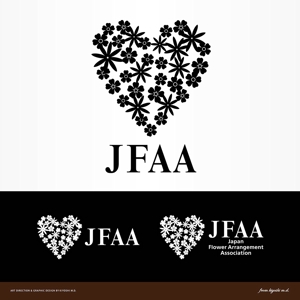 kiyoshi m.d.™ (kiyoshi_md)さんの花関係の日本／タイでの教室展開 JapanFlowerArrangementAssociation(JFAA)のロゴへの提案