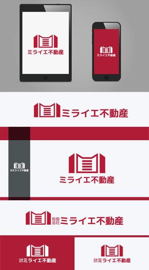 Cobalt Blue (Cobalt_B1ue)さんの不動産会社「ミライエ不動産」のロゴへの提案