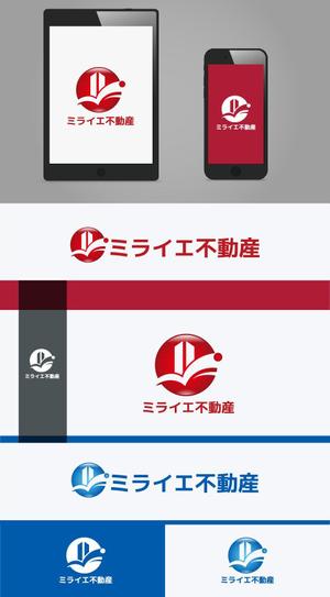 Cobalt Blue (Cobalt_B1ue)さんの不動産会社「ミライエ不動産」のロゴへの提案