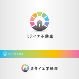 昂倭デザイン (takakazu_seki)さんの不動産会社「ミライエ不動産」のロゴへの提案