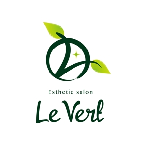 ririri design works (badass_nuts)さんのエステティックサロンの店名｢Le Vert｣が含まれたロゴの作成をお願いします。（商標登録なし）への提案