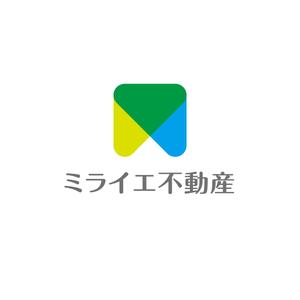 DESIGN-K (DESIGN-K)さんの不動産会社「ミライエ不動産」のロゴへの提案