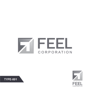 m-spaceさんの「FEEL」株式会社のロゴへの提案