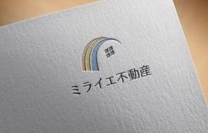 AI TANAKA (RINO02)さんの不動産会社「ミライエ不動産」のロゴへの提案