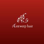 JUN (aus-jun)さんの美容院の「Ａｎｔｗｅｒｐ　ｈａｉｒ」のロゴ作成への提案