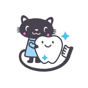 yoshi (yoshi_naka)さんの尻尾が歯ブラシになっている黒猫　が歯を磨いてくれているイメージ（グレー系の猫でも可）への提案