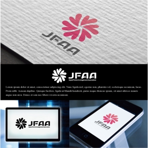drkigawa (drkigawa)さんの花関係の日本／タイでの教室展開 JapanFlowerArrangementAssociation(JFAA)のロゴへの提案
