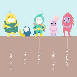 iruru (iruru)さんの脳内物質をイメージした かわいいキャラクターWANTED !への提案