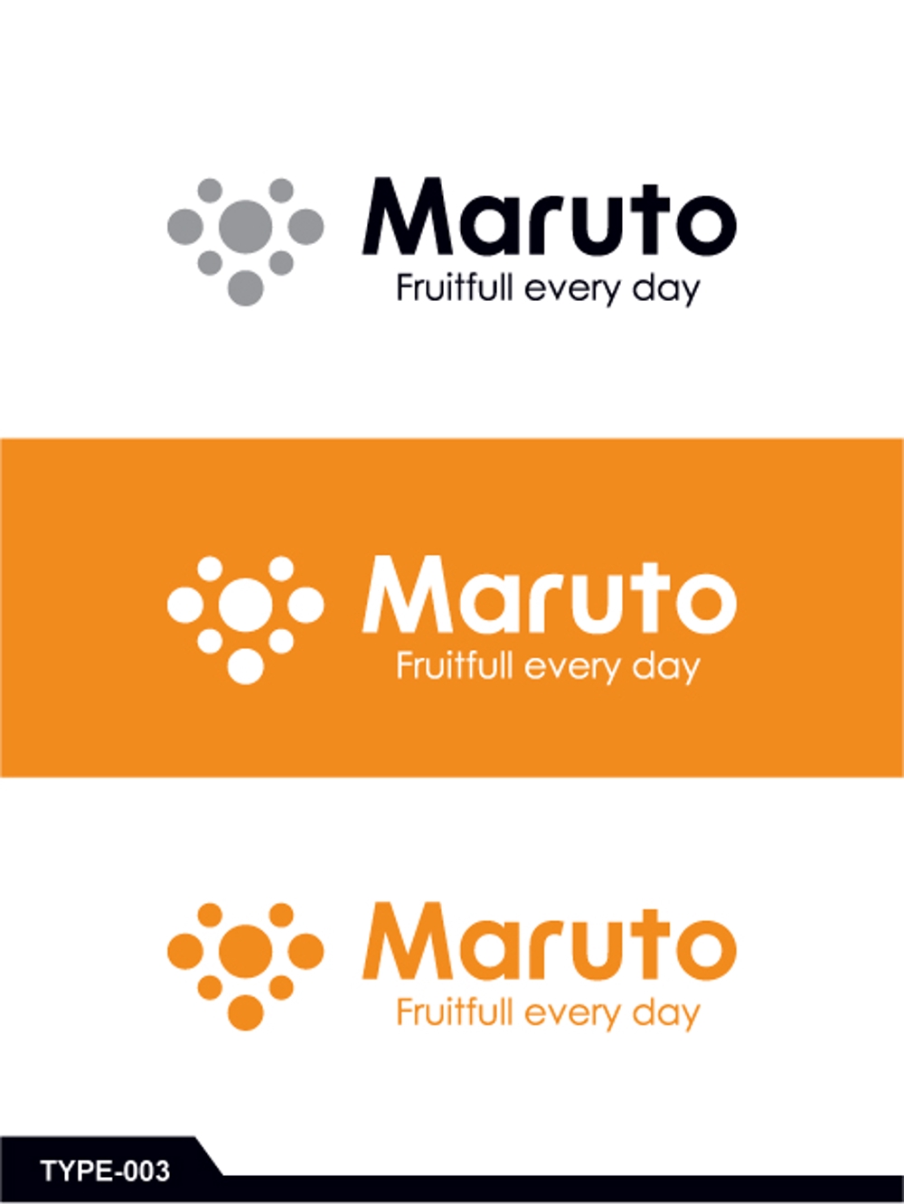 総合フルーツ販売店「Maruto」の企業ロゴ
