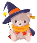 さかい (sakai_mokku)さんのハロウインのクマのかわいいキャラクターデザインへの提案