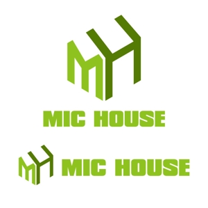 j-design (j-design)さんの不動産売買仲介業 MIC house カタカナの場合 ミックハウス株式会社 ロゴへの提案