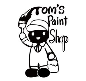 ももりす (fofofofoood)さんの外壁塗装会社 トムのペンキ屋さん のキャラクターロゴへの提案