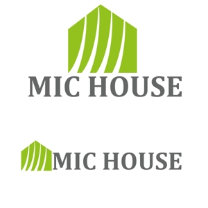 vDesign (isimoti02)さんの不動産売買仲介業 MIC house カタカナの場合 ミックハウス株式会社 ロゴへの提案