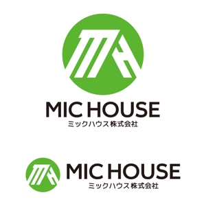 tsujimo (tsujimo)さんの不動産売買仲介業 MIC house カタカナの場合 ミックハウス株式会社 ロゴへの提案
