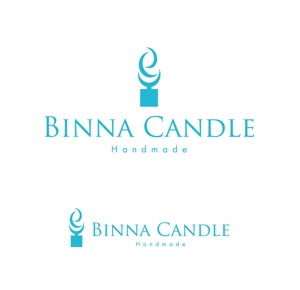郷山志太 (theta1227)さんのハンドメイド　キャンドルショップサイト「BINNACANDLE」のロゴへの提案