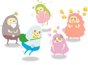 studio WARAKU (yamadawa)さんの脳内物質をイメージした かわいいキャラクターWANTED !への提案