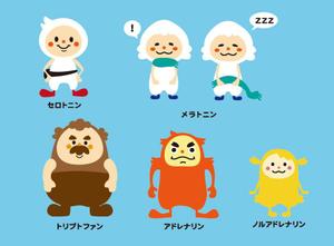 mizozo (mizozo)さんの脳内物質をイメージした かわいいキャラクターWANTED !への提案