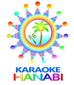 67kai (63ky2015)さんのカラオケプレイス「HANABI」のロゴへの提案